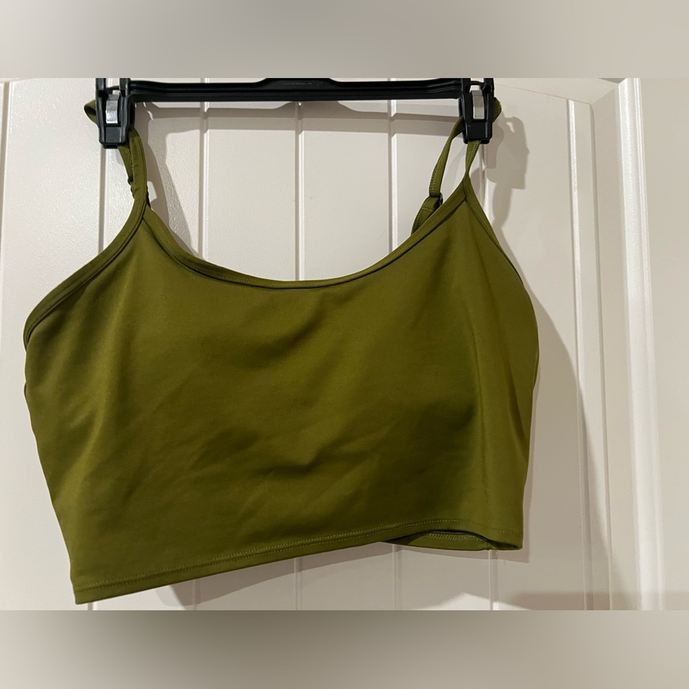 Victoria Secret Pink Active Green Sports Bra